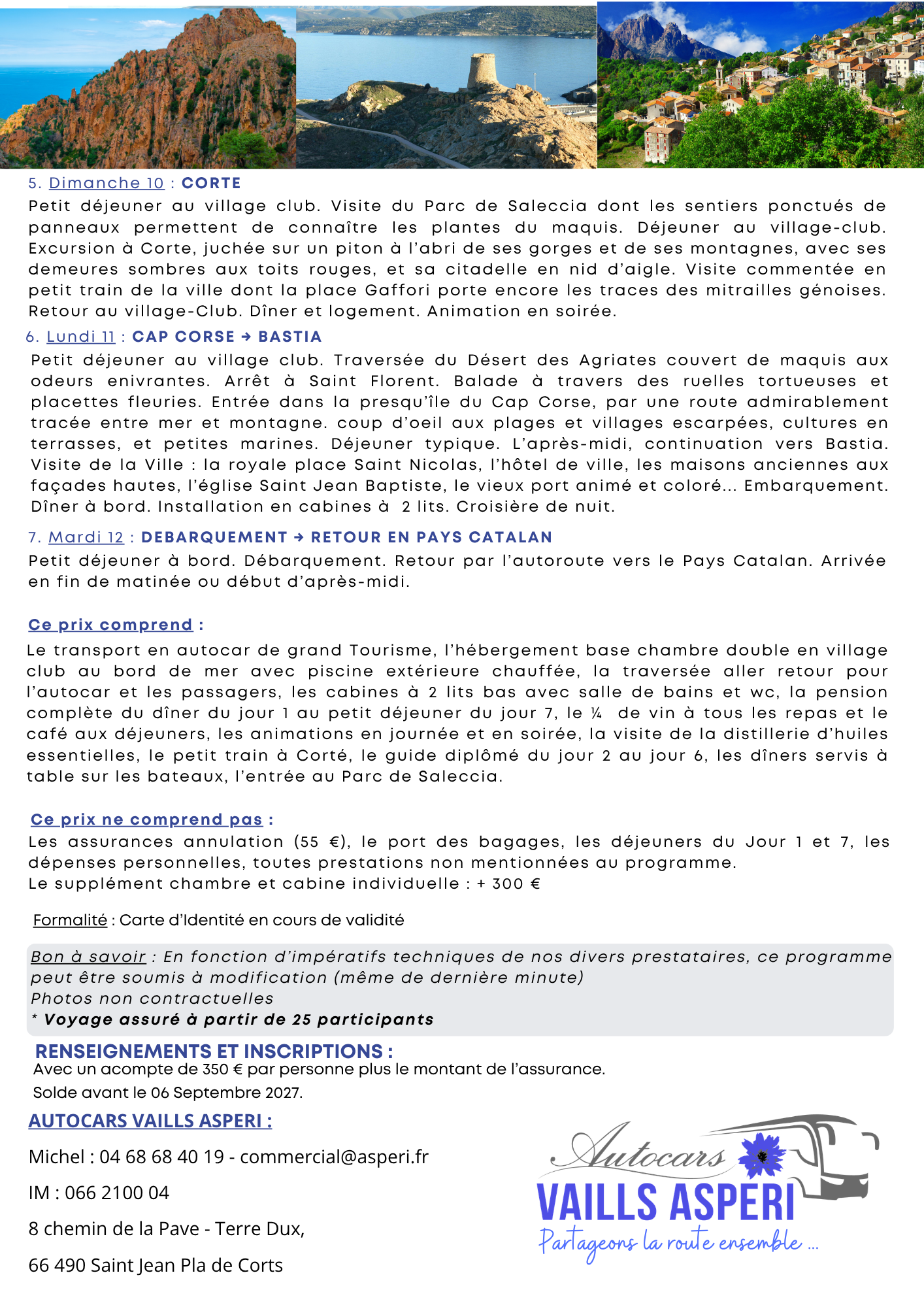LA CORSE 2027